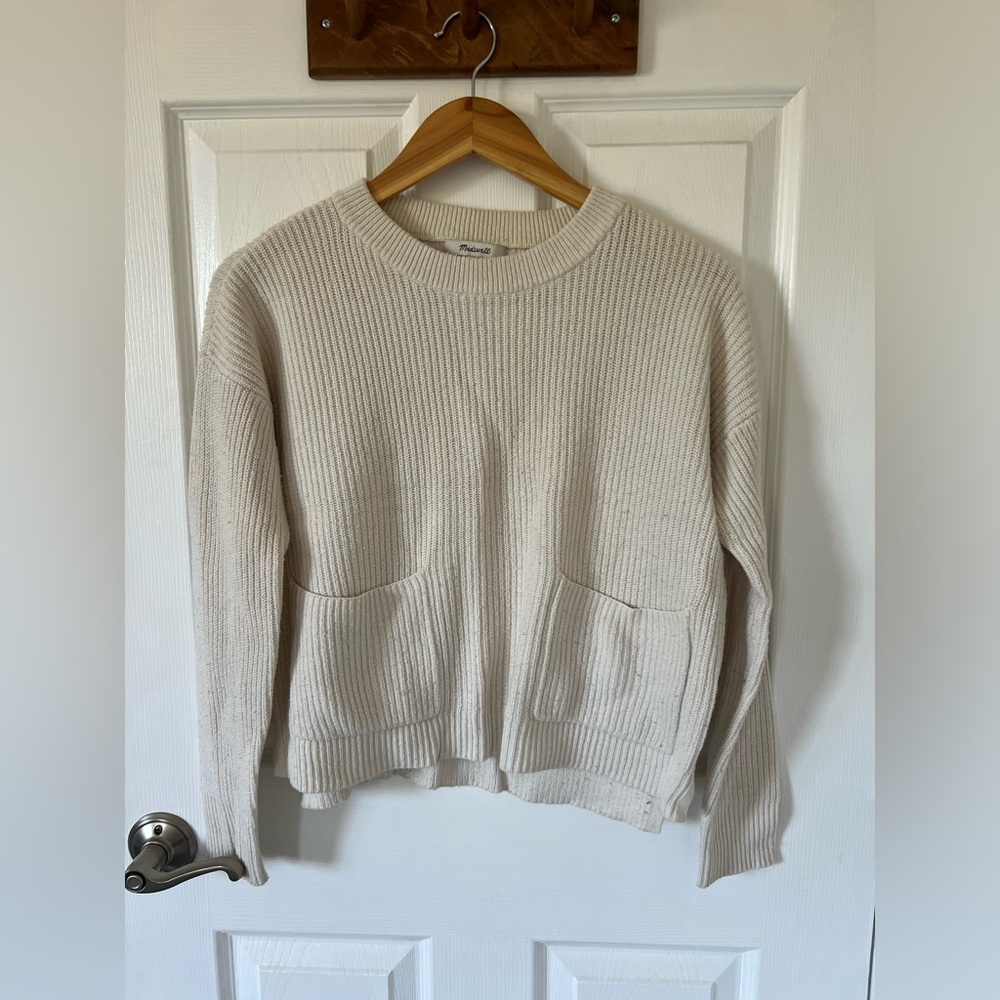 Madewell Patch Pocket Pullover Sweater